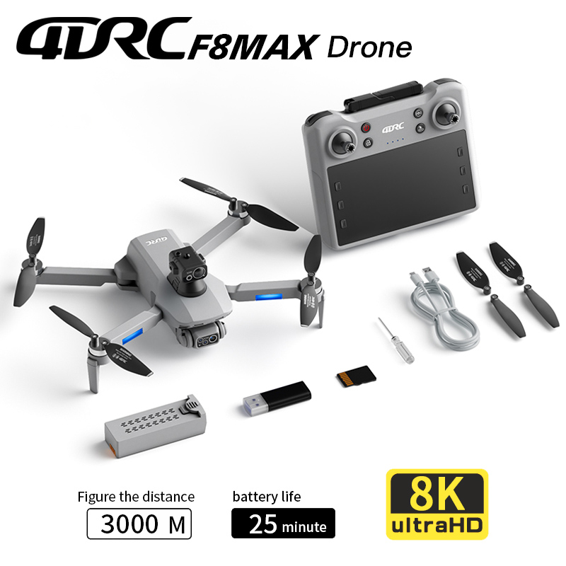 F8 MAX GPS Drone Professional  - Drone Lidar ulasan dan harga